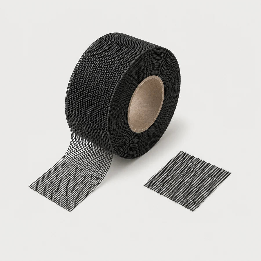 Scotch réparateur pour moustiquaire - Noir